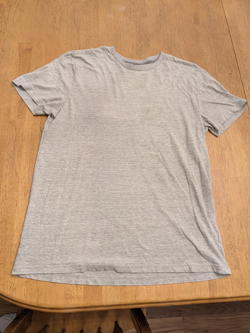 Men's Heather Brown/Gray Crew Neck T-Shirt